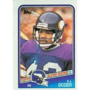  1988 Topps #150 D.J.Dozier RC   Minnesota Vikings (RC 