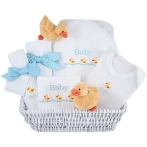  just ducky   personalized luxury layette basket Baby