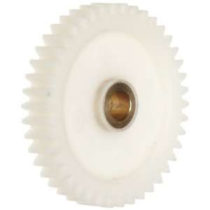 Spur Gear, 20 Degree Pressure Angle, Acetal, Inch, 20 Pitch, 0.600 