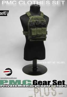 PMC Gear Sling M4/M16 Triple Mag Pouch Set 01  