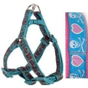   Paquette STEP Dog Harness HEARTS/SKULLS SMALL