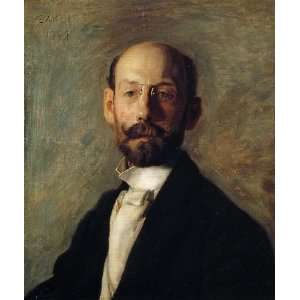   name Portrait of Frank B Linton, By Eakins Thomas 