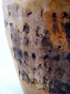 Beautiful hand crafted textured vase in serene earth tones. From the 