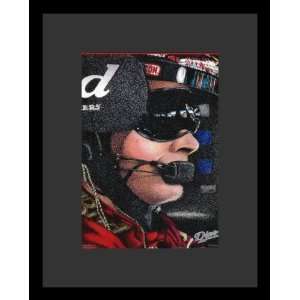  Dale Earnhardt Jr. (Racing Gear) White Wood Mounted Sports 