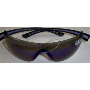  Eyewear, Black w/ Blue Mirror Lens Safety Glasses 42 147 