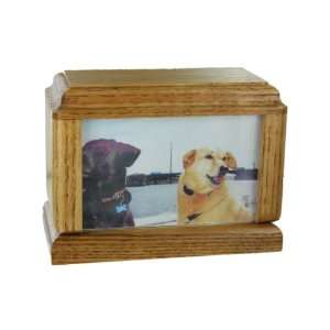  Handcrafted Pet Urn with Memorial Picture Creamatory Solid 