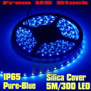 New Blue 5M Waterproof 3528 SMD LED Strip 300 LEDS Ribbon Home/Pub/Bar 