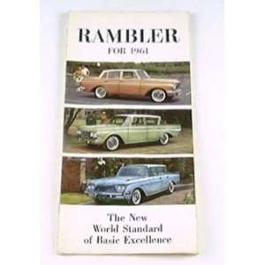  1961 61 AMC RAMBLER BROCHURE Classic Ambassador 
