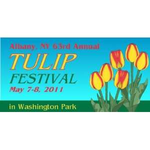  3x6 Vinyl Banner   Tulip Festival 