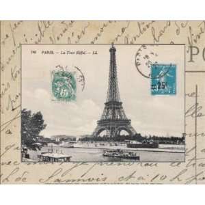  La Tour Eiffel Finest LAMINATED Print Marie Krane 10x8 