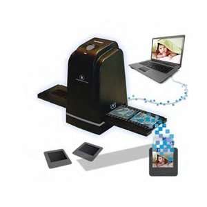   Slide Scanner Black Usb Cable And Pc Editing Software