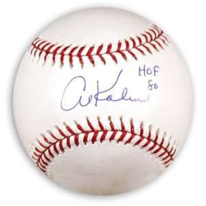  Al Kaline Autographed Baseball   with HOF 80 