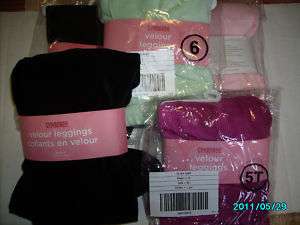 Gymboree VELOUR leggings many lines & colors NWT all in this listing 