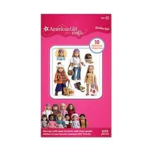 American Girl Bubble Stickers Multi Hearts; 6 Items/Order 