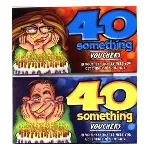 Bundle 40 Something Men Vouchers and Aloe Cadabra Organic Lube Vanilla 