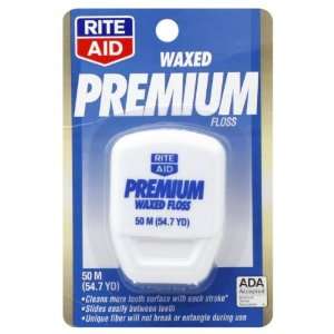  Rite Aid Floss, Premium, Waxed, Mint, 1 ea Health 