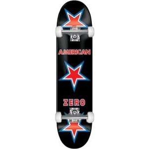 Zero American Zero Complete Skateboard 7.5 Raw Trucks & Wheels  