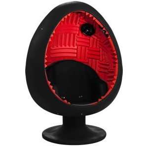  5.1 Sound Egg Chair   Black/Red Electronics