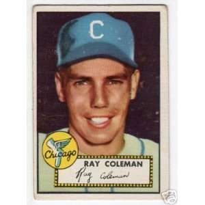   1952 Topps #211 Ray Coleman Very Good Excellent