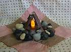 halloween witches campfire rock fireplace led light expedited shipping 