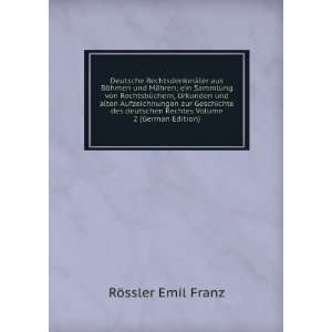   Rechtes Volume 2 (German Edition) RÃ¶ssler Emil Franz Books