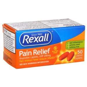  Rexall Pain Relief Caplets   50 ct