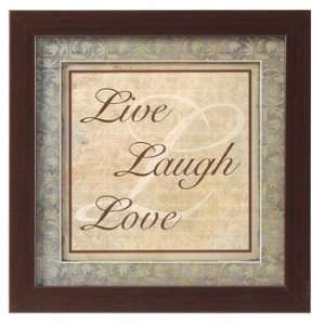 Framed Christian Art Live, Laugh, Love