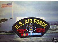 Air Force Korea War Vet 1950 1953 3 x 4 Patch  