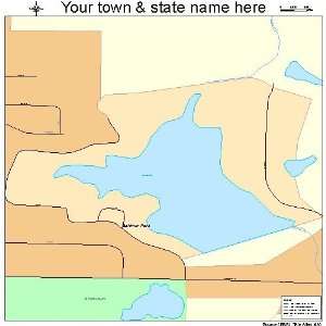  Street & Road Map of Baldwin Park, Missouri MO   Printed 