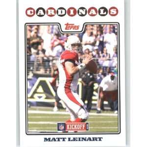 com 2008 Topps Kickoff #43 Matt Leinart   Arizona Cardinals (Football 