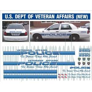  Bill Bozo US Department of Veterans Affairs Police Decals 