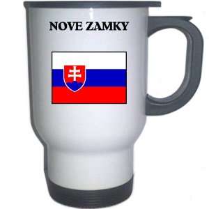  Slovakia   NOVE ZAMKY White Stainless Steel Mug 
