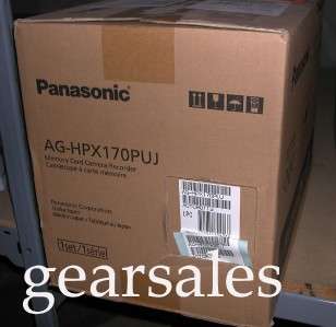 Panasonic AG HPX170 P2HD Solid State Camcorder, NEW  