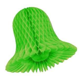  18 Lime Green Honeycomb Tissue Bell Patio, Lawn & Garden