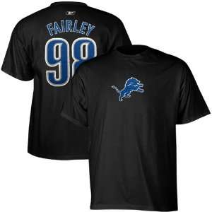 Reebok Nick Fairley Detroit Lions #98 Scrimmage Gear Player T Shirt 
