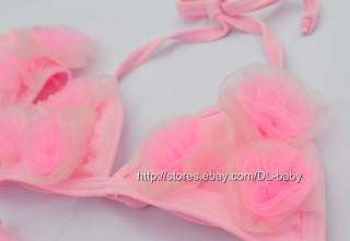   pink Girls Swimwear Tankini Bikini Swimsuit Bathers Age 1 7Y  