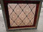 Antique Leaded and painted stained glass church window  