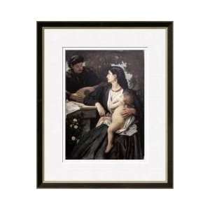  Mandolin Player Framed Giclee Print