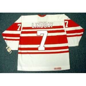 TED LINDSAY Detroit Red Wings 1940s CCM Vintage Throwback Hockey 