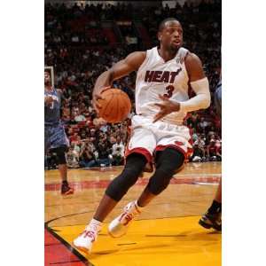   Miami Heat Dwyane Wade by Andrew Bernstein, 48x72