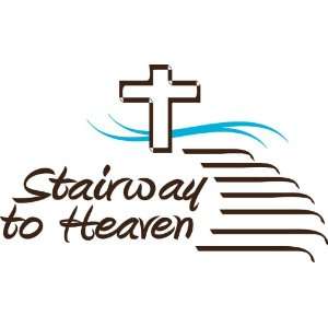  Vinyl Wall Decal   stairway to heaven   selected color 