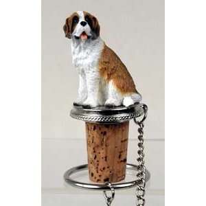    Saint Bernard Bottle Stopper (Rough Coat)