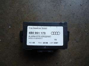 1998 01 Audi A6 Security Alarm Module 4b0 951 173 OEM  