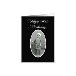   birthday , little child in dress and hat. vintage Card Toys & Games