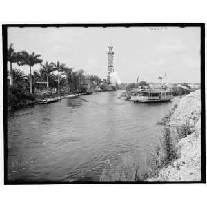   entering the mouth of state drainage canal,Miami,Fla.