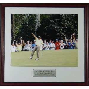  Angel Cabrera 2009 Masters Champion Framed Victory Photo 