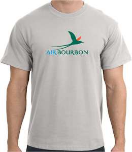 Air Bourbon Retro Logo French Airline Aviation T Shirt  