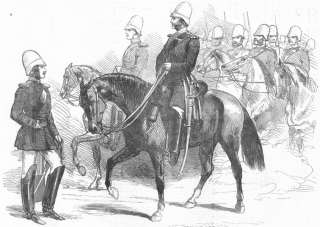 Caption below picture Calcutta volunteer guards (Cavalry)