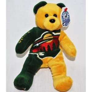 MINNESOTA WILD OFFICIAL NHL LARGE LOGO 8IN SPECIAL FABRIC HOCKEY PLUSH 