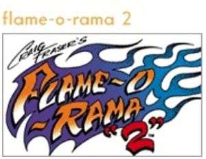   Flame O Rama 2 Airbrush Paint Stencil Template Set of 6  